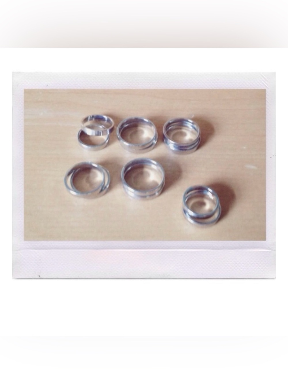 Silver Mix Match Ring Set